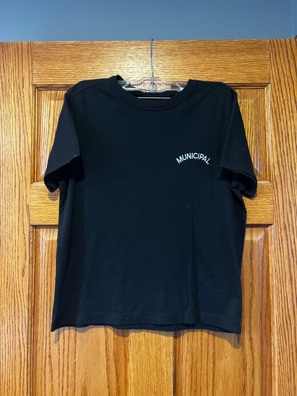 Black Short Sleeve Tee for Women